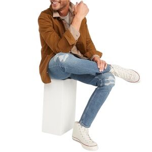 Old Navy Slim Built-In Flex Men's Blue Jeans Size 32x34 NWT Medium Wash